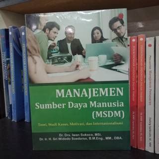 Jual Buku Manajemen Sumber Daya Manusia Msdm Indonesia Shopee Indonesia