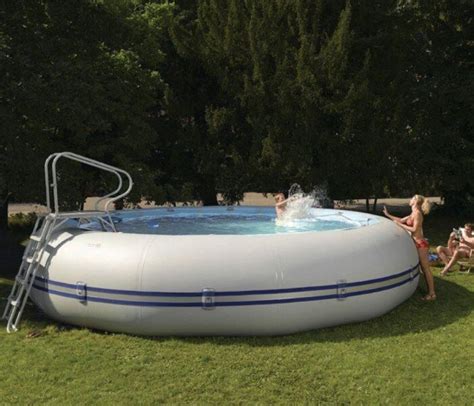 You Can Get A Giant Inflatable Pool That Can Be Used Above Or In Ground