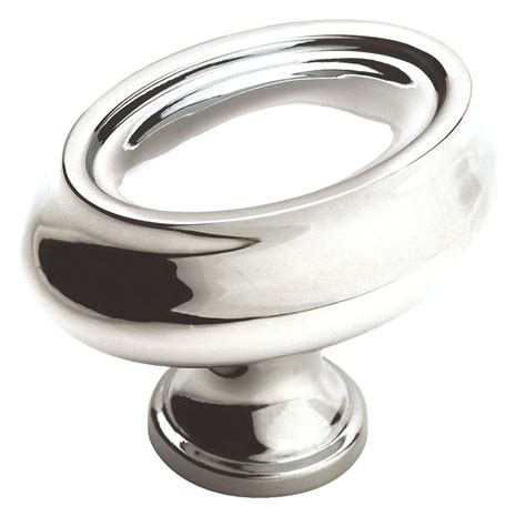 Moreover, it gives your kitchen or bathroom a catchy look. Amerock 1-1/2 in. Polished Chrome Cabinet Knob-BP2612726 ...