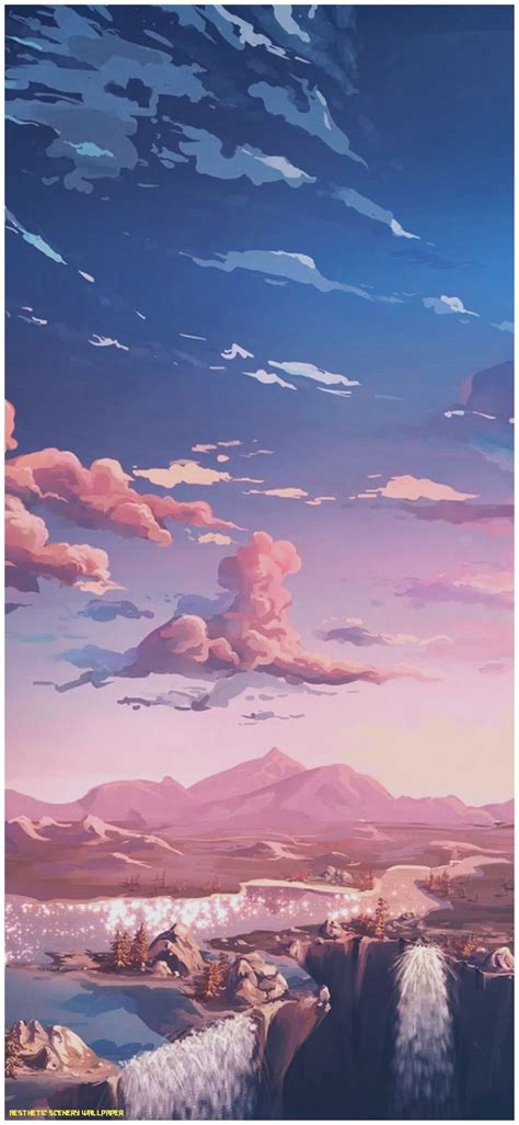 Aesthetic scenery aesthetic background landscape hd. Aesthetic Pink Landscape Wallpapers - Wallpaper Cave