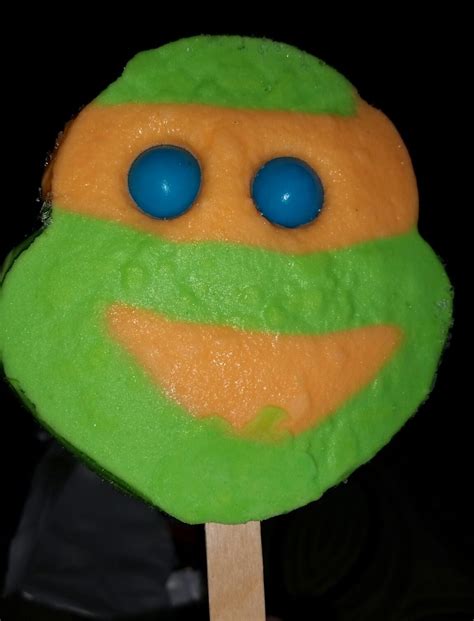 I Got A Tmnt Popsicle With Gumball Eyes From The Ice Cream Truck Today