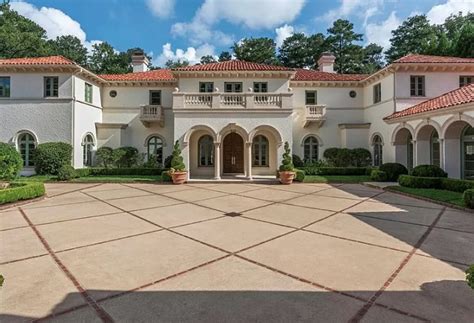10 Million Mediterranean Home In Atlanta Georgia Homes Of The Rich