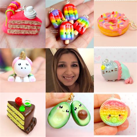 Some Of My Sweet Creations Polymer Clay Kawaii Charms Miniature Food