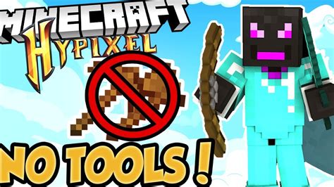 Bedwars No Tool Challenge 🔴live🔴 Minecraft Hypixel Road To 800