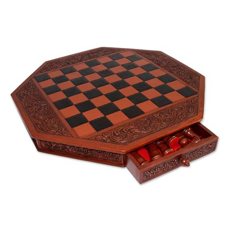 Unicef Market Hand Carved Wooden Chess Set Game Of Skill