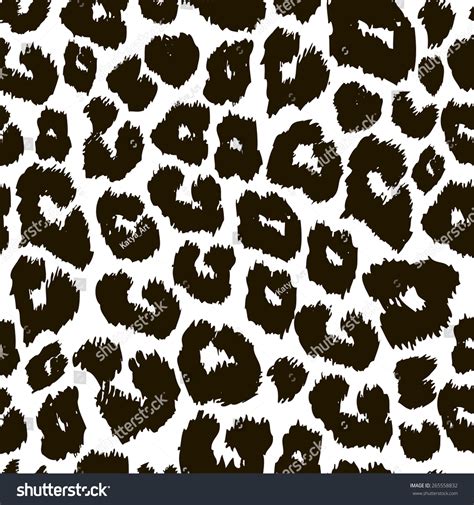Leopard Skin Seamless Pattern Stock Vector Royalty Free 265558832