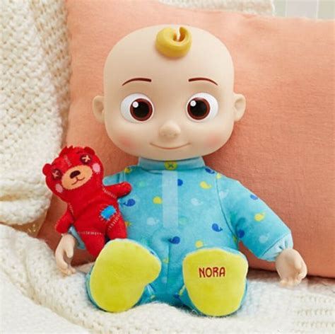 Cocomelon Musical Bedtime Jj Doll With A Soft Plush Tummy Etsy