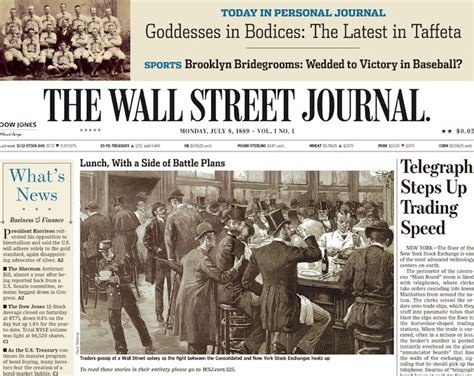 How The Wall Street Journal Is Celebrating Its 125th Anniversary While