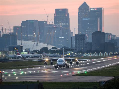 London City Airport At Sunset Taken In Gallions Reach Flickr