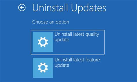How To Uninstall A Windows 10 Update Offline Via Windows Re Winhelponline