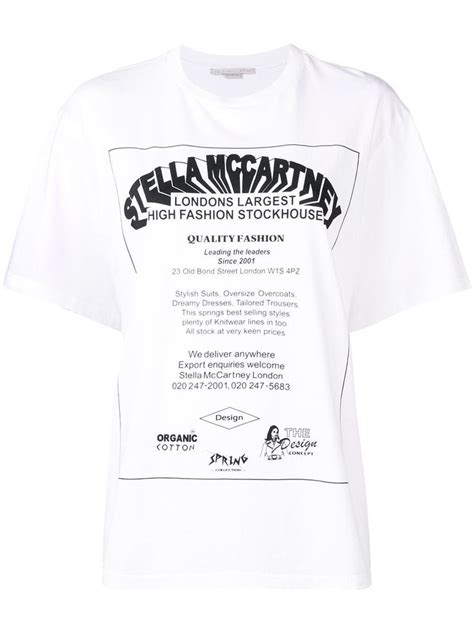 Stella Mccartney Stella Print T Shirt £235 Shop Online Fast Global