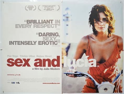Sex And Lucia Original Movie Poster