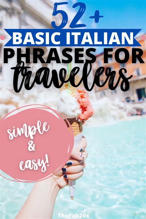 52 Basic Italian Phrases For Travel You Need To Know Thefab20s In