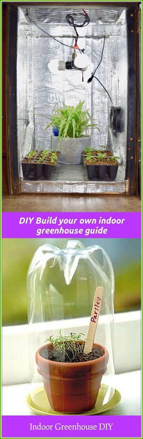 Don't have a garden, but you still want to grow plants? Indoor Greenhouse DIY Can Be Fun And Rewarding | Diy ...