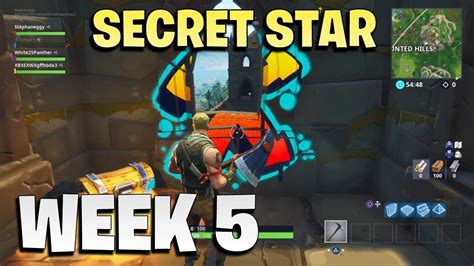 Secret Star Week 5 Fortnite Season 6 Youtube