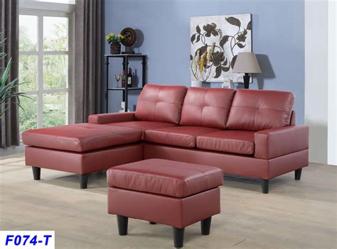 Aycp Furniture Small 3 Seats L Shape Simple Sectional Sofa Couch Set