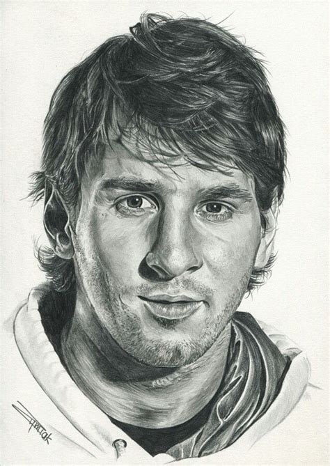 Leo Messi Retratos Famosos Retratos Bocetos De Retrato