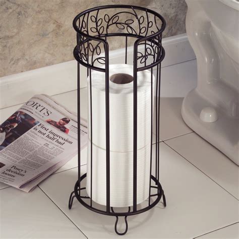 Enjoy free shipping & fast delivery. InterDesign Twigz Free Standing Toilet Paper Roll Holder ...