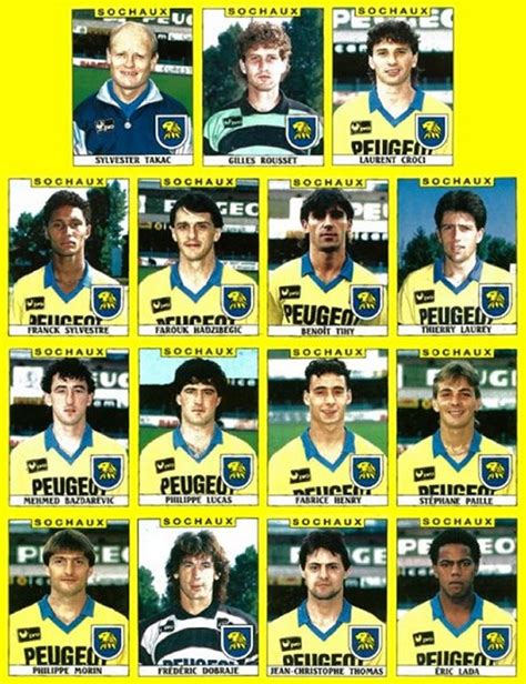 La composition de départ de l'asse, qui affronte sochaux en 32e de finale e coupe de france (18h45) vient tout juste. PANINI FOOT NOSTALGIE: Album Panini Foot 1988-1989 ...
