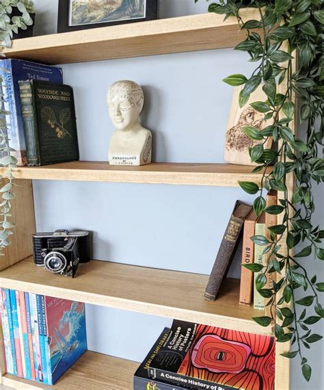 Handmade Solid Wooden Wall Mounted Bookcase By Seagirl And Magpie