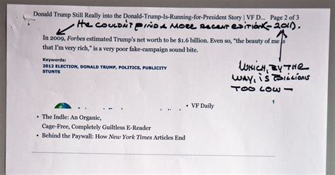 Donald Trump Has Impressively Neat Handwriting