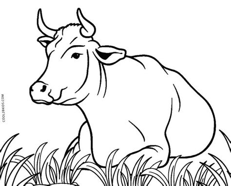 Desenhos de Vaca para colorir Páginas para impressão grátis