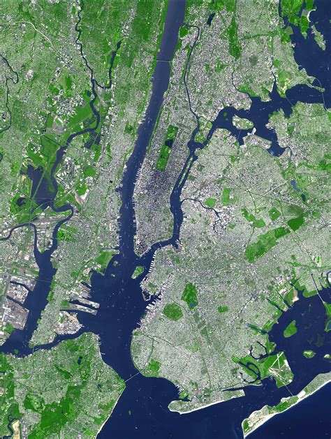 Aerial Map Of New York City Map Of Aerial New York City New York Usa