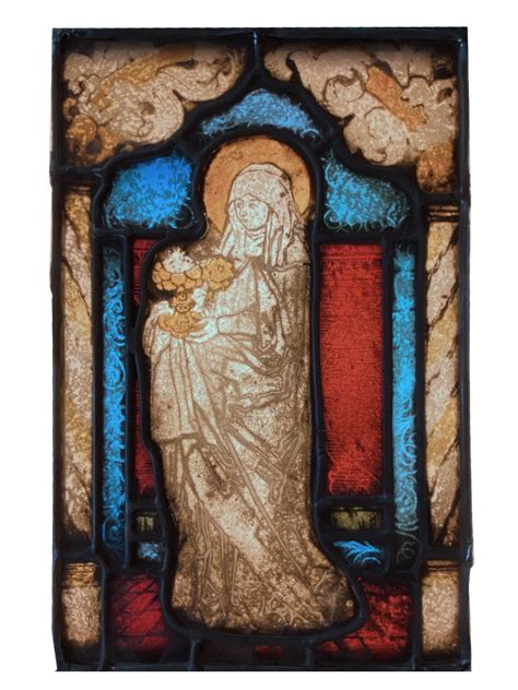 Mary Magdalene Stained Glass France 16th Cent Ref85952