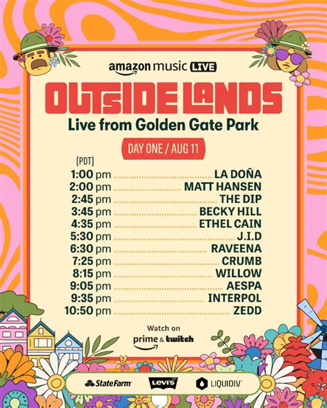 Outside Lands 2023 Live Stream Schedule And Info Edm Identity