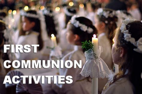 First Communion Activities The Religion Teacher