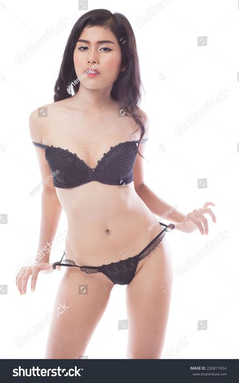 Sexy Asian Woman Lingerie库存照片230817454 Shutterstock