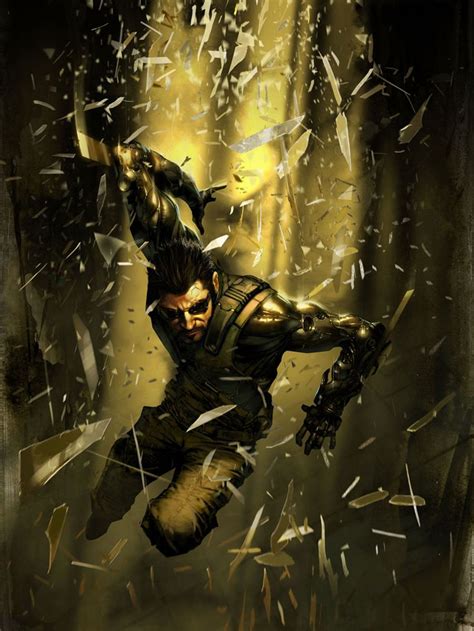 Adam Jensen Characters And Art Deus Ex Human Revolution Deus Ex