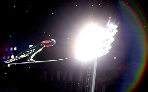 Sochi Winter Olympics 2014 Ski Jumpers Reach For The Sky In Pictures