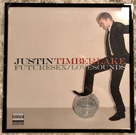 Glittered Justin Timberlake Futuresexlovesounds Album Cover Etsy
