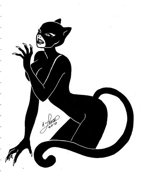 Catwoman In Black By Aichan25 On Deviantart