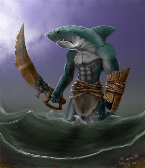 Sharkman By Simonsaysbaka On Deviantart Shark Art Creature Artwork