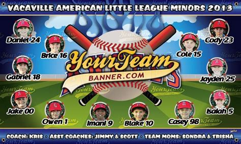 Level Up The Game With Baseball Banners For Little League Zauntourage