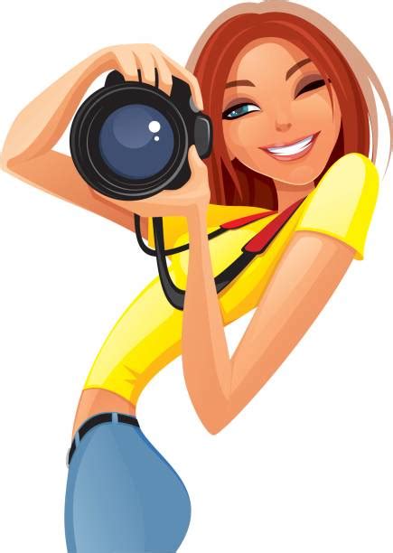 Woman Photographer Illustrations Royalty Free Vector Graphics And Clip