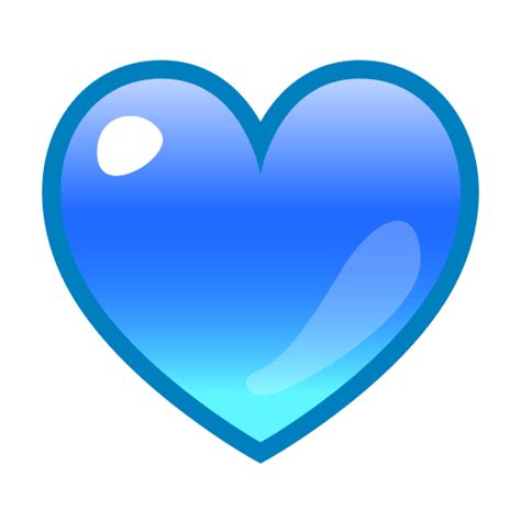 Blue Heart Emoji For Facebook Email And Sms Id 12937 Uk