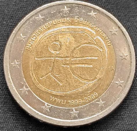 2 Euro MÜnze Fehlprägung Deutschland Strichmännchen Eur 100