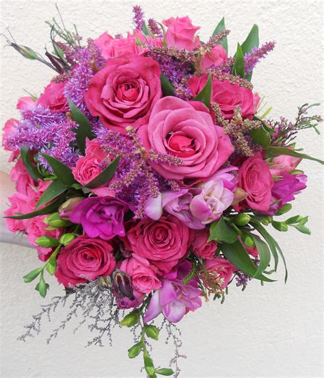 Pretty In Pink Flower Arrangements Floral Bridal Wedding Flowers