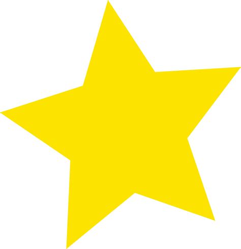 Picture Of A Yellow Star Clipart Best
