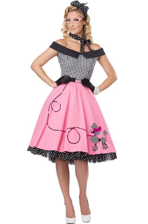 Grease 50s Poodle Skirt Adult Costume Size Large 01264