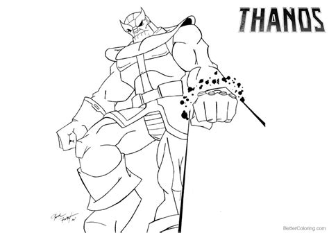 Thanos Coloring Pages By Josh Frost Free Printable Coloring Pages 80b