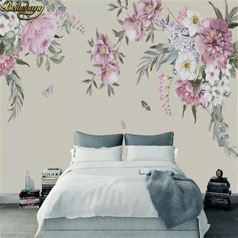 3d Beibehang Floral Mural Wallpapers Walling Shop