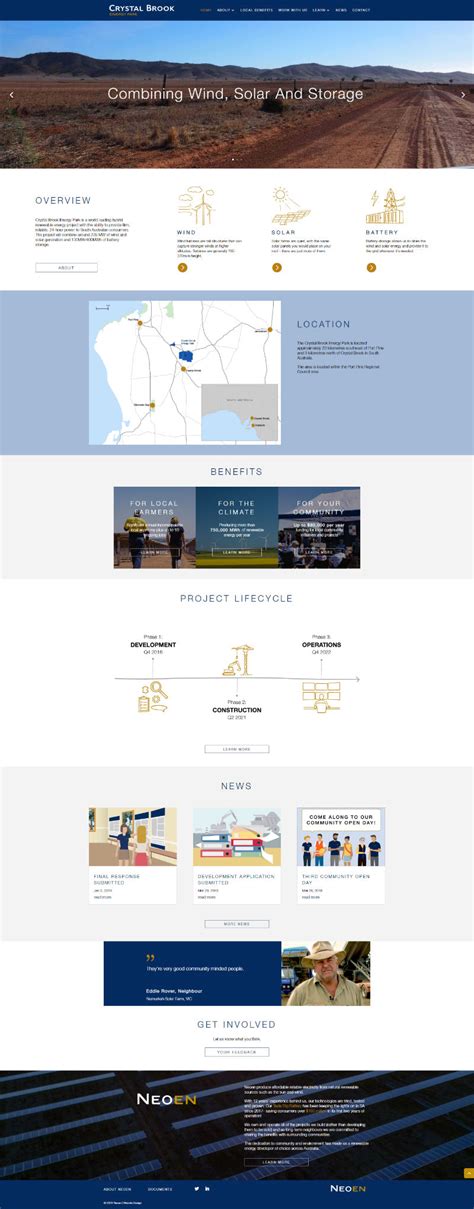 Website design and development canberra. Crystal Brook Energy Park - Web Design Canberra, ACT | Web ...