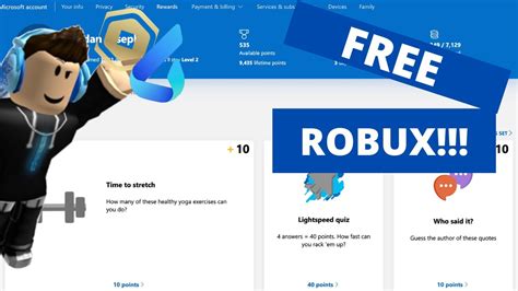 how to claim and make robux on microsoft reward us and canada only youtube