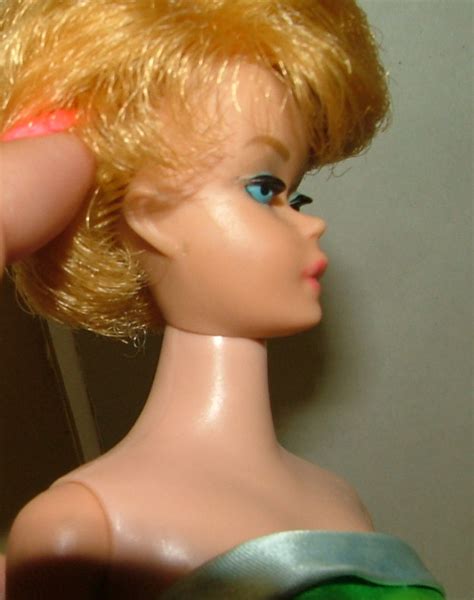 1960s Mattel Blonde Bubble Cut Barbie In Original Dress Box Senior
