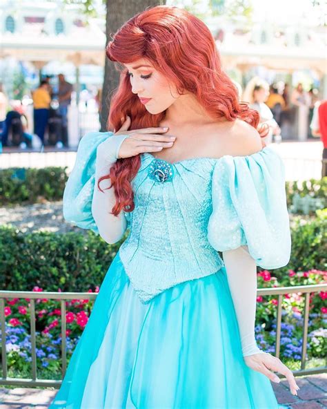 The Babe Mermaid Ariel At Disneyland