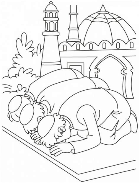 Eid Coloring Page For Kids